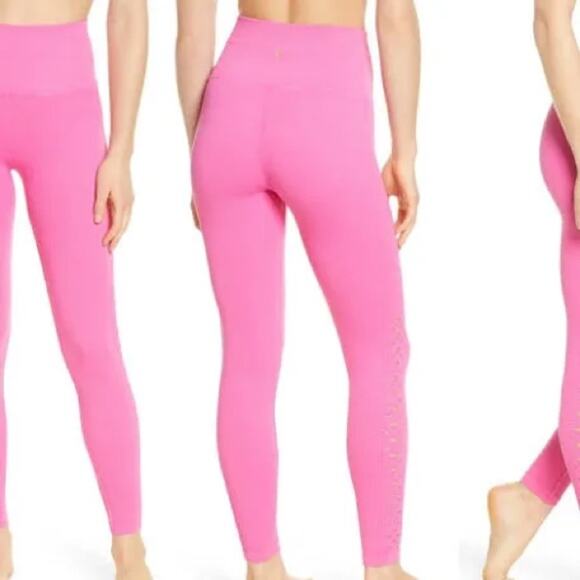 Spiritual Gangster Self Love leggings in Rosie w/cut out on sides size M/L - Picture 1 of 5